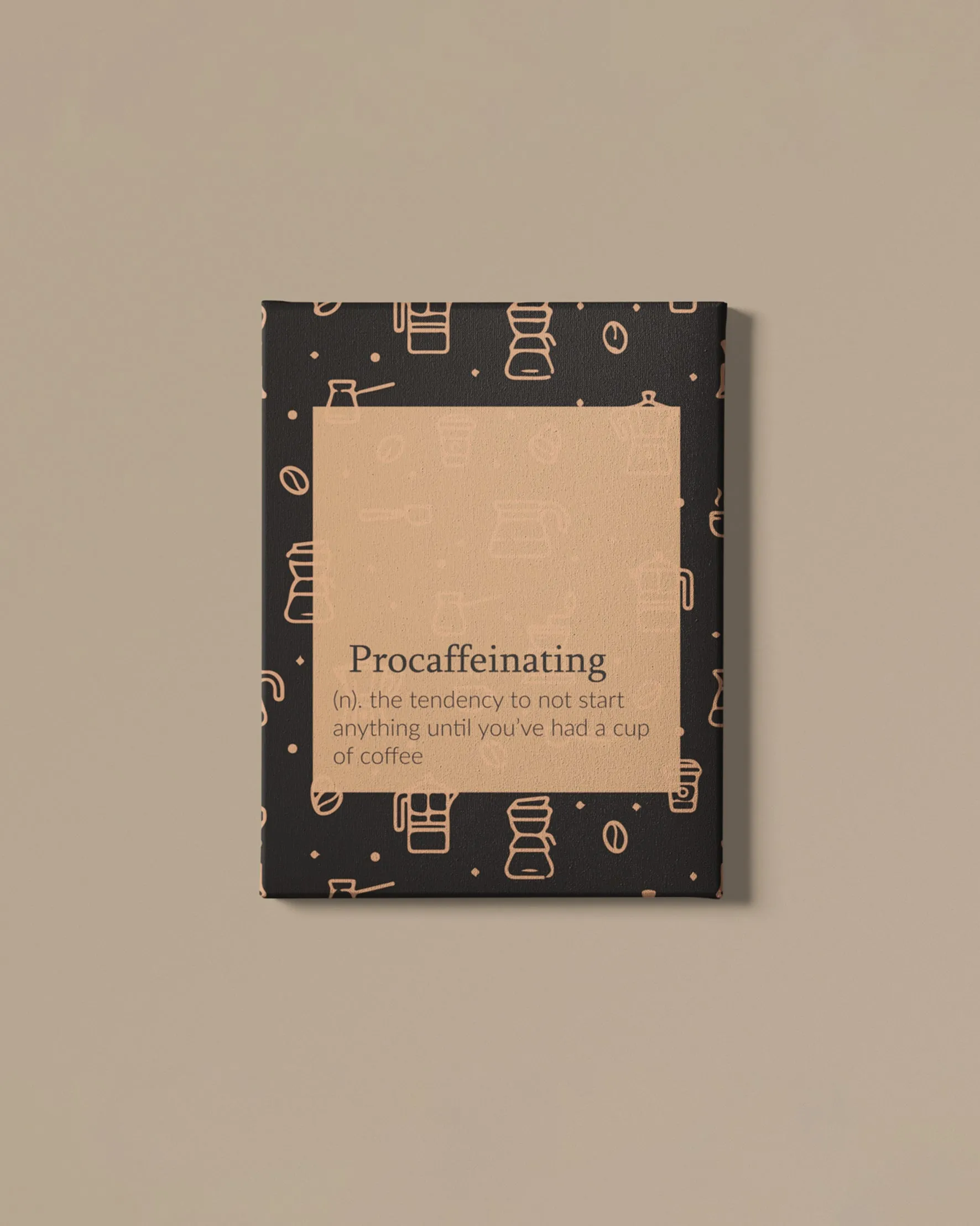 Procaffeinating canvas