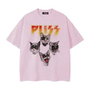 Punk Rock Cat T-Shirt
