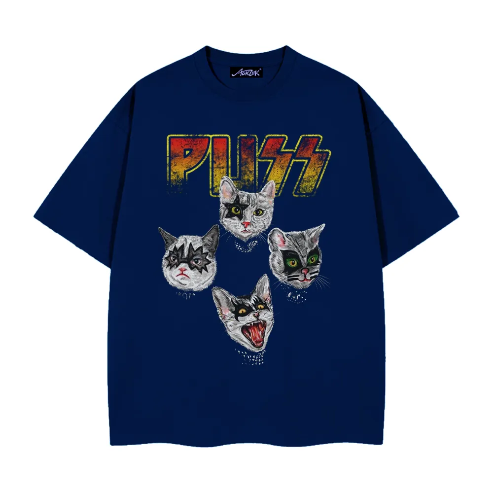Punk Rock Cat T-Shirt