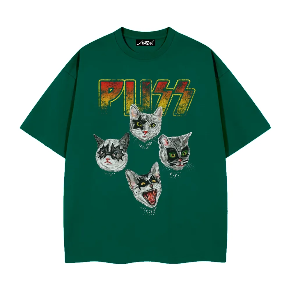 Punk Rock Cat T-Shirt