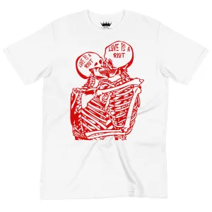 "Love Is A RIOT (Til Death Do Us Part)"  Premium Heavyweight T-Shirt