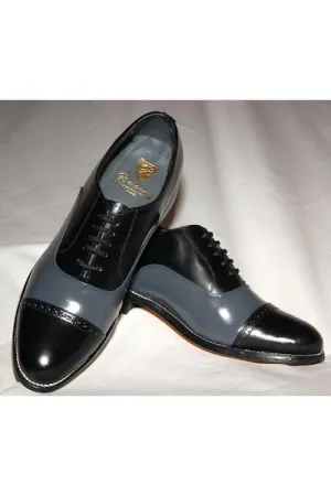 "Regency" Black and Grey Stacy Baldwin Formal Shoes