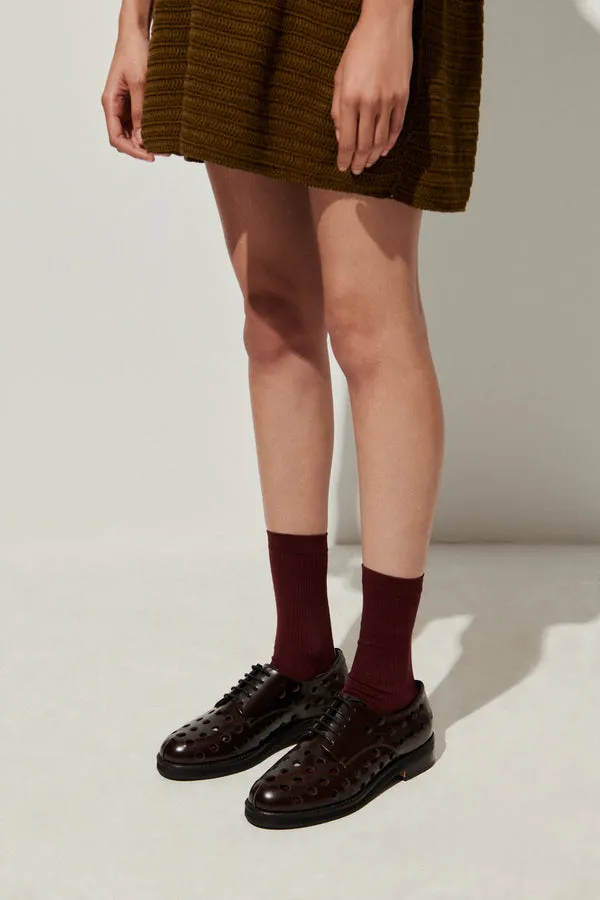 Rachel Comey Avon Punch Flat Dark Brown