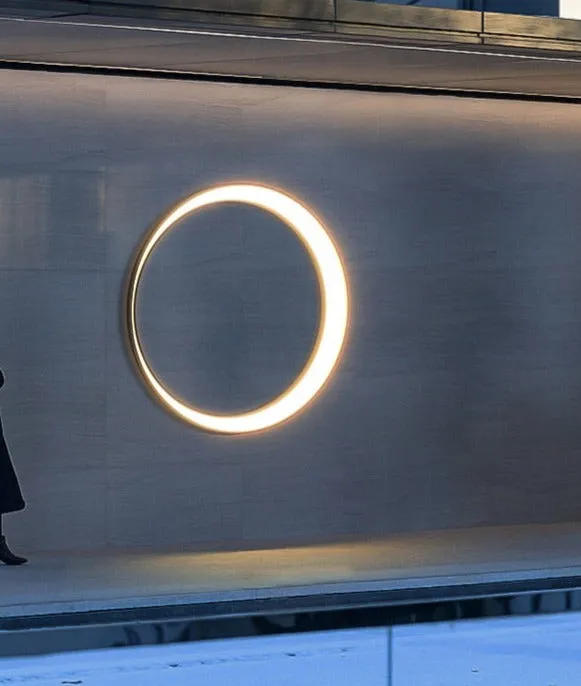 RadiantCircle - Stylish Waterproof Round LED Wall Lamp