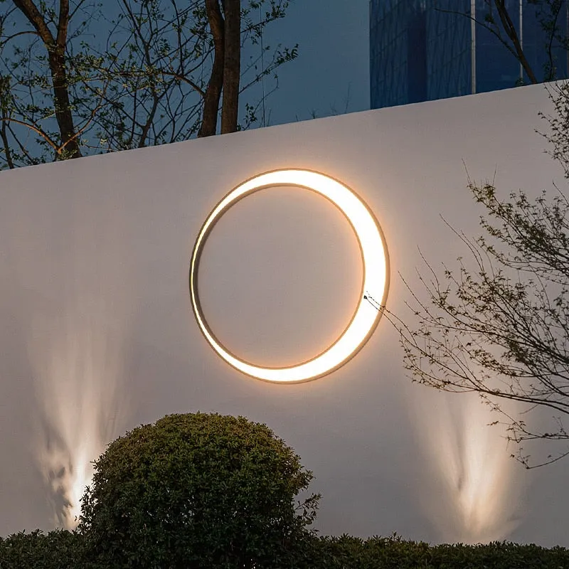 RadiantCircle - Stylish Waterproof Round LED Wall Lamp