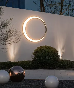 RadiantCircle - Stylish Waterproof Round LED Wall Lamp