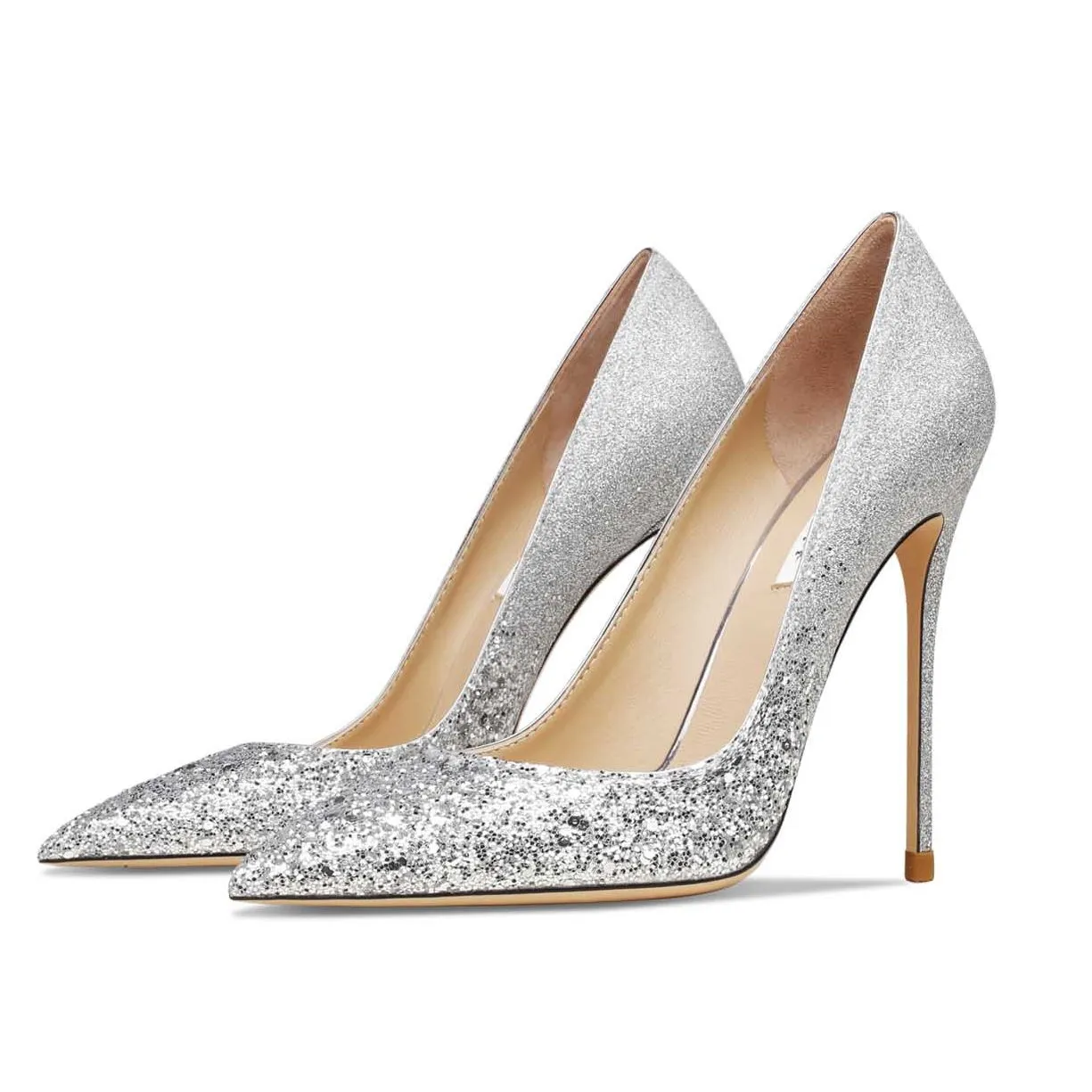 Real Leather Glitter Women Shoes