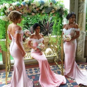 Red Long Sweetheart Bridemaid Dress with Beading