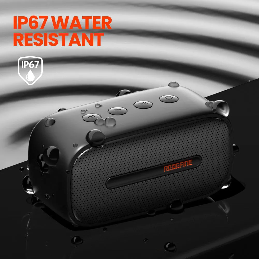 Redefine Outdoor Portable IP67 Waterproof Speaker - Black