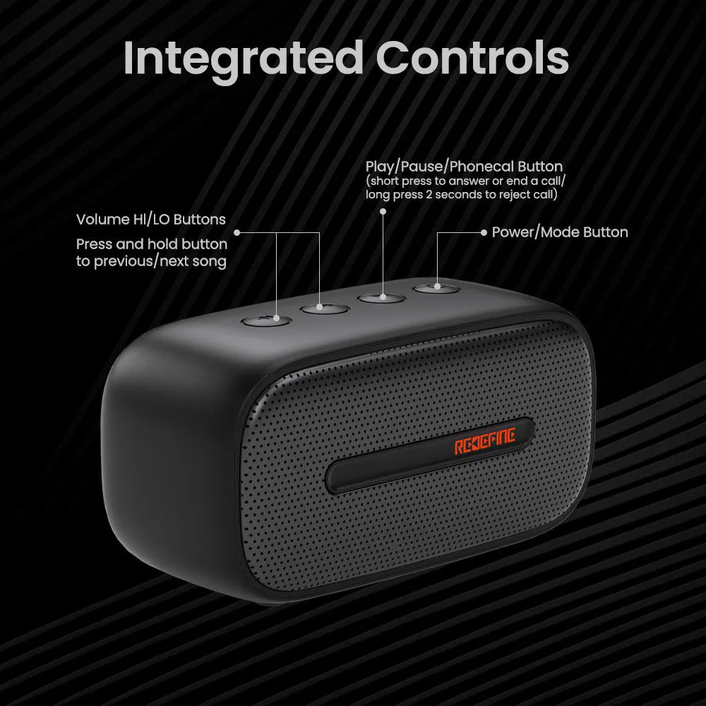 Redefine Outdoor Portable IP67 Waterproof Speaker - Black