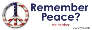 Remember Peace?