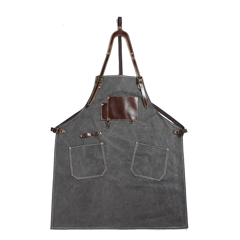 Retro Canvas Apron Shop Apron Cafe Apron Restaurant Apron Work Apron Server Apron FX888046