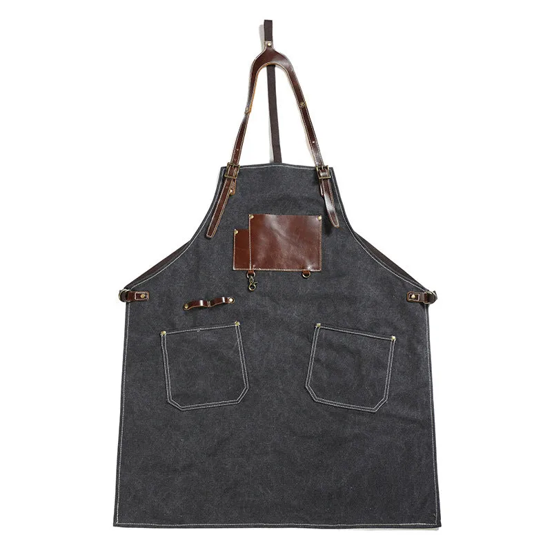 Retro Canvas Apron Shop Apron Cafe Apron Restaurant Apron Work Apron Server Apron FX888046