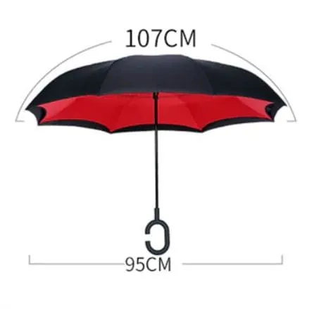 Reversible Umbrella -Purple Flower