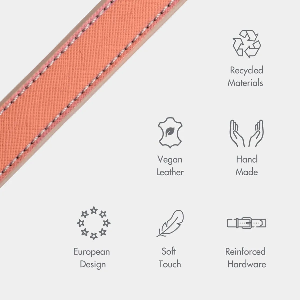 Rio Vegan Leather Dog Collar | Multiple Colours