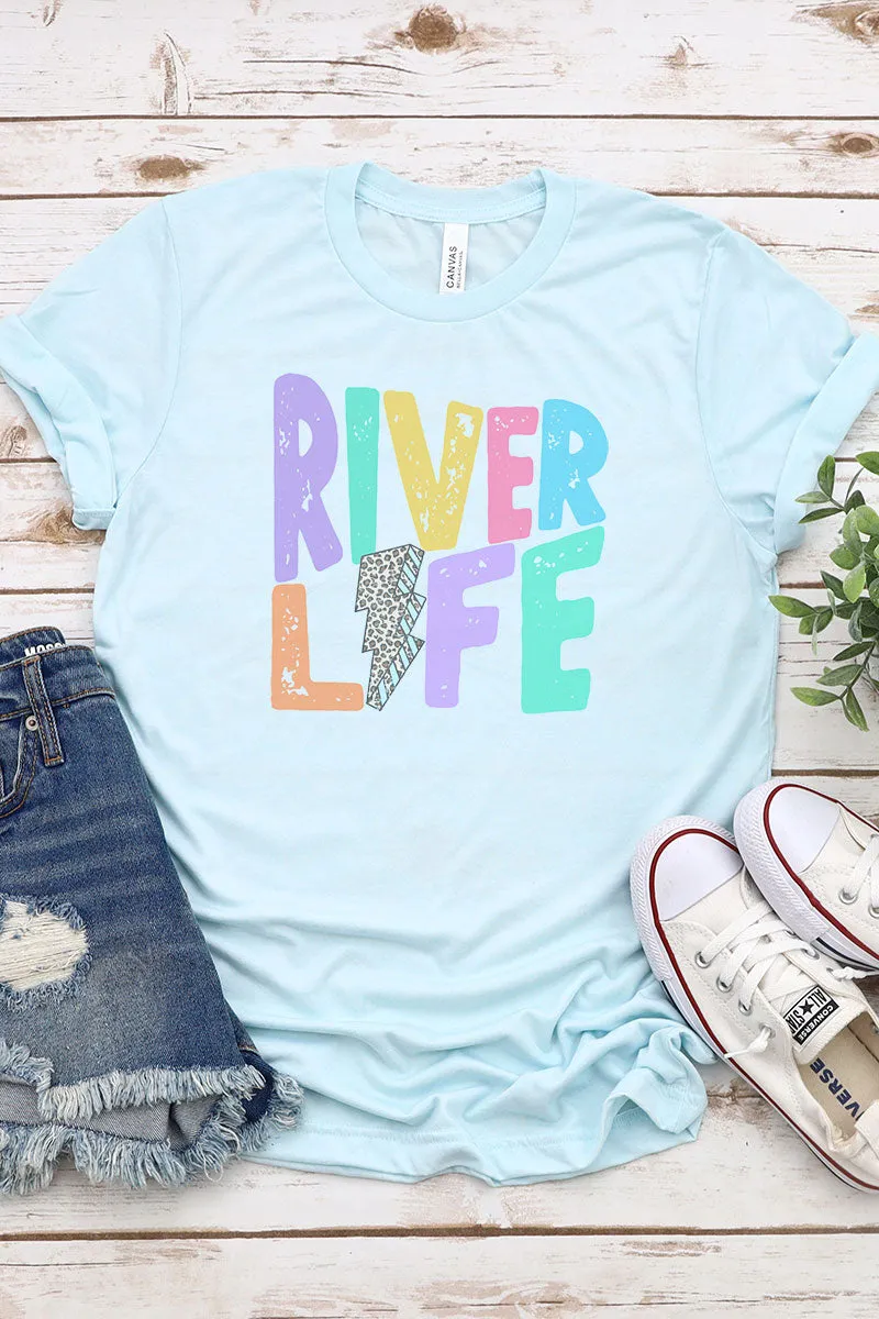 River Life Bolt Tri-Blend Short Sleeve Tee