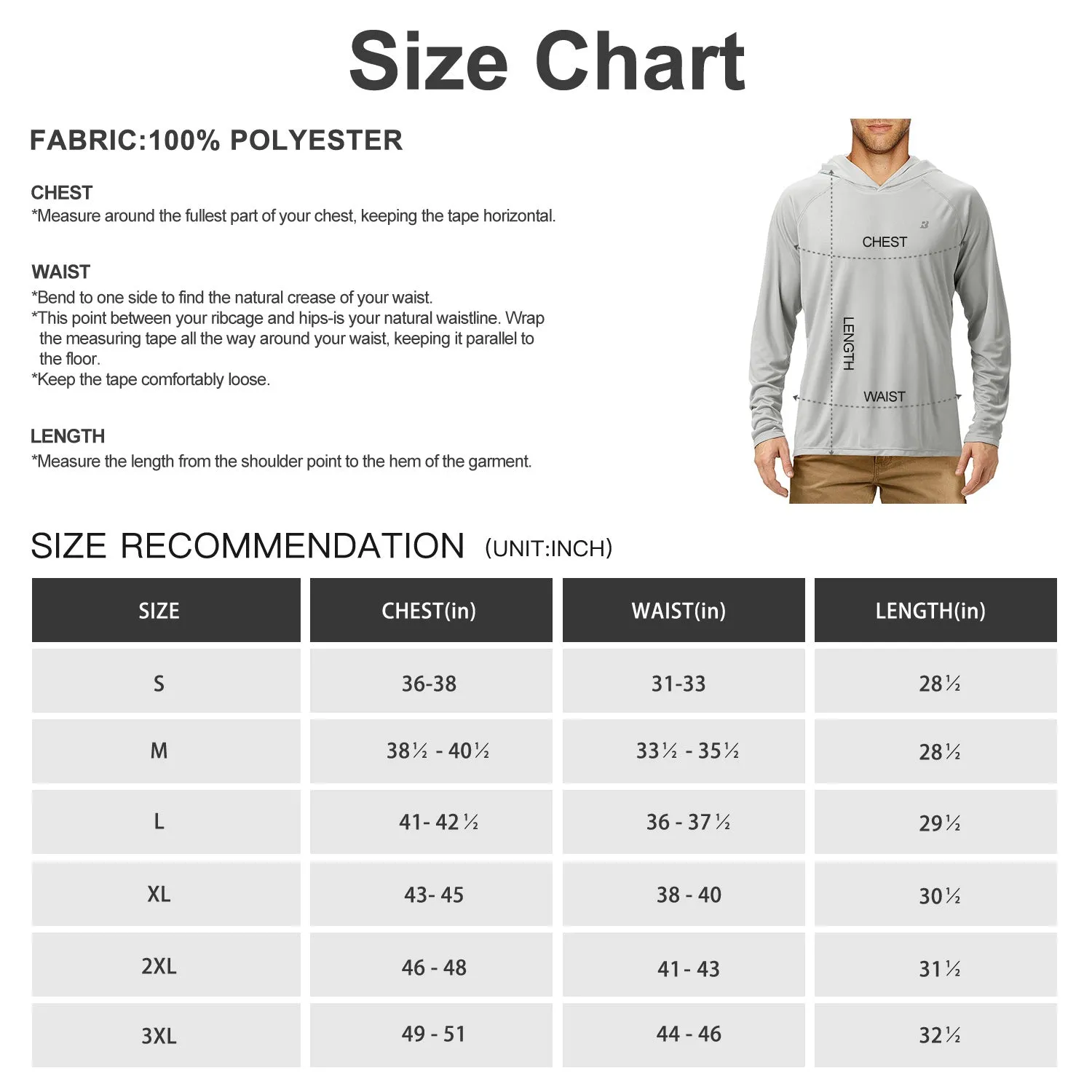 Roadbox Men's UPF 50  Sun Protection Long Sleeve Hoodie Shirt Outdoor UV Fishing Shirts for Workout, Running, Fishing, Hiking