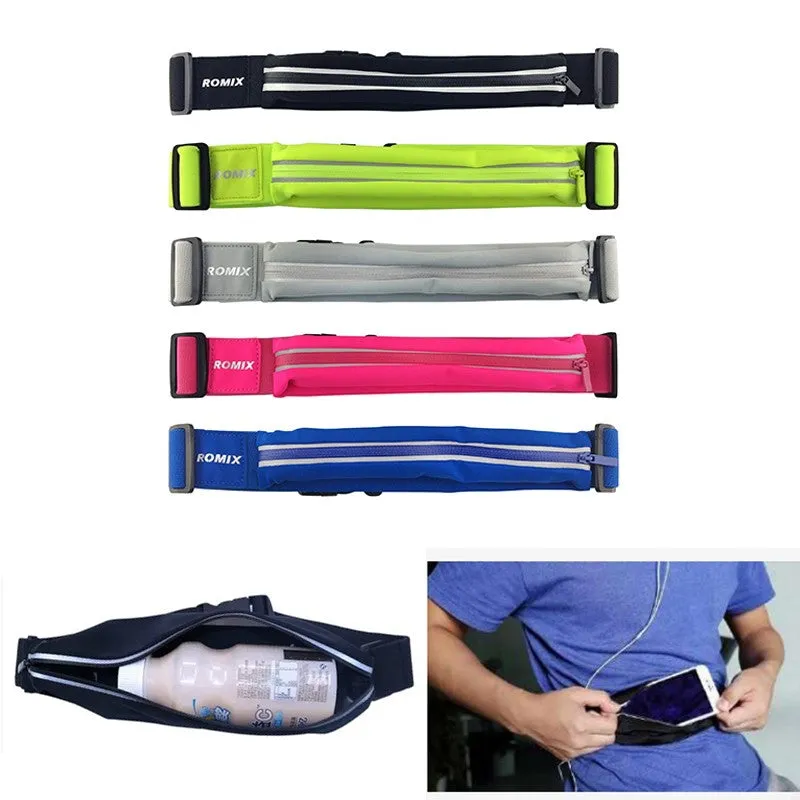 ROMIX Sport Fitness Waist Bag For  below Zipper Case