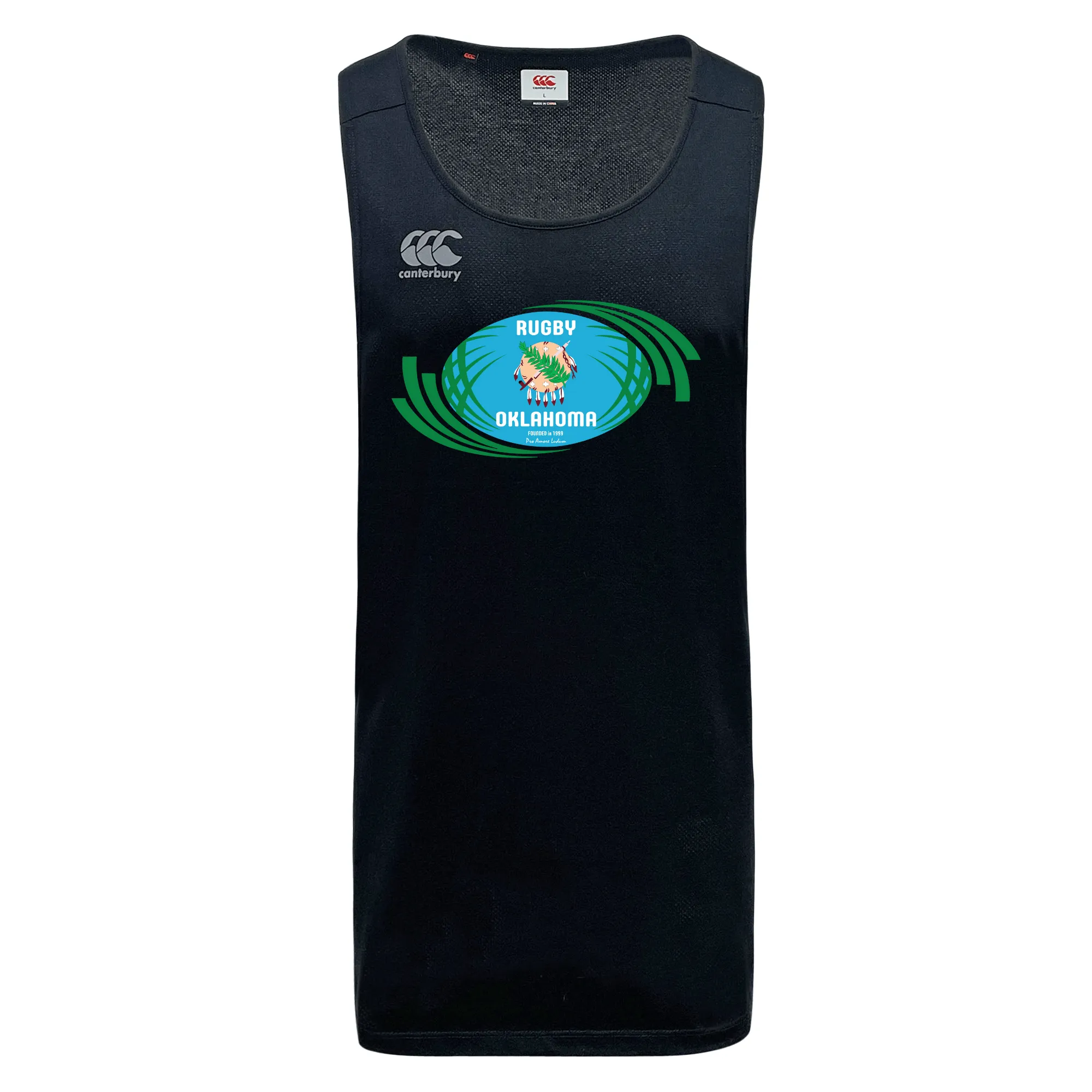 Rugby Oklahoma Tempo Vapodri Singlet by Canterbury