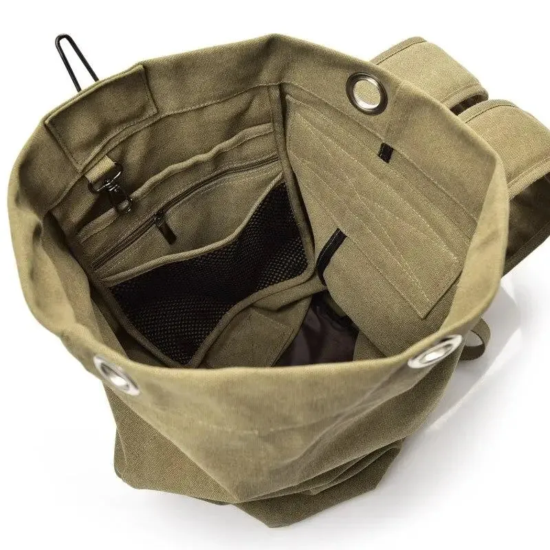 SAC MILITAIRE VINTAGE GRAND ET PETIT