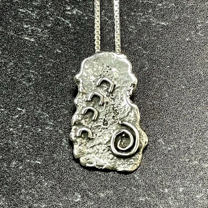 Sacred Horse Tracks Necklace & Earrings
