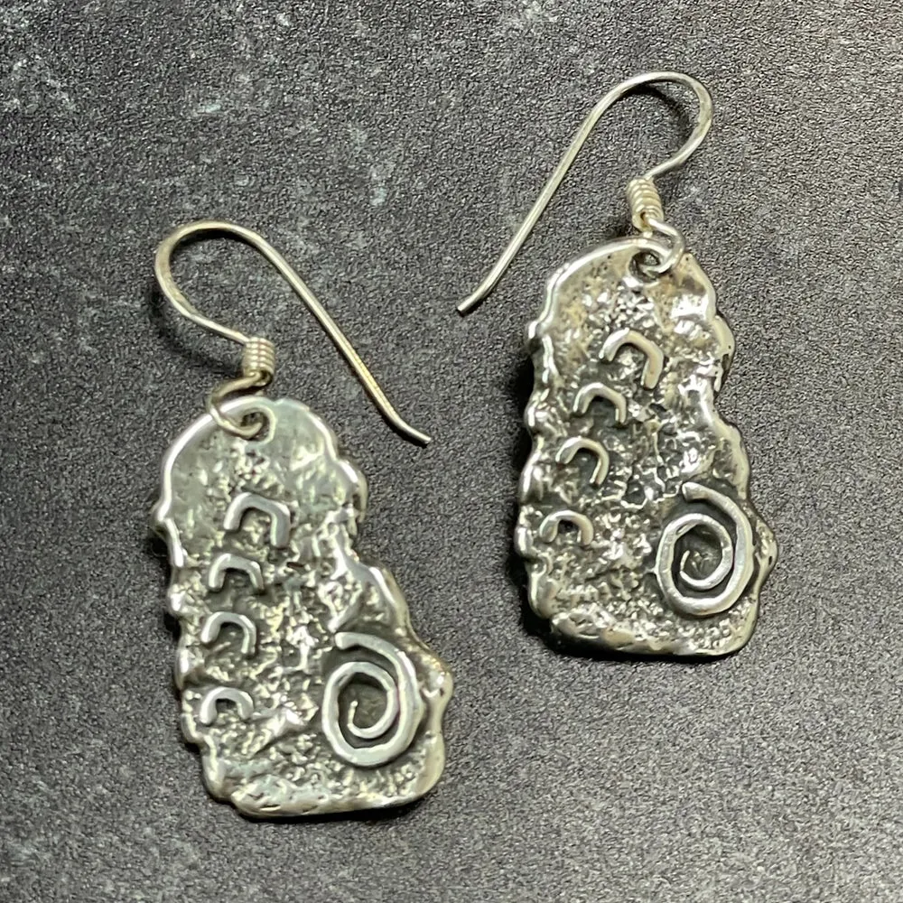 Sacred Horse Tracks Necklace & Earrings