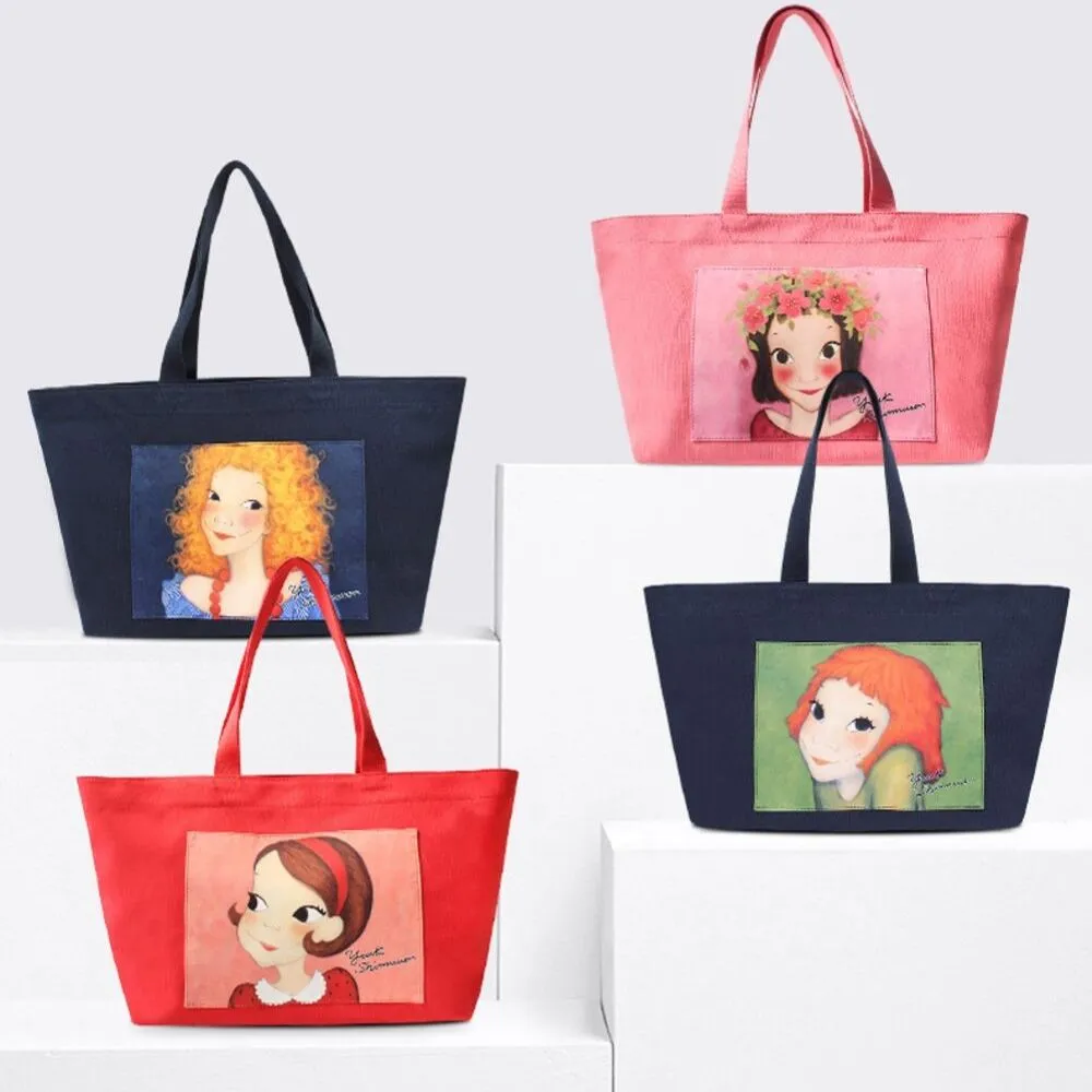 Sannah Medium Red Tote Bag