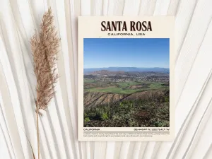 Santa Rosa Vintage Wall Art, California, USA