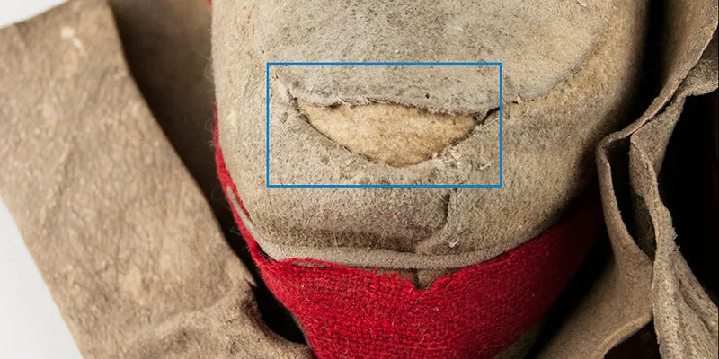 Sarsi (Tsuu T'ina) Partially Beaded Moccasins