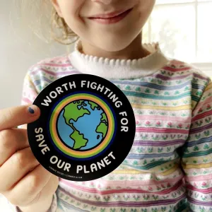 Savage Seeds Save Our Planet Sticker