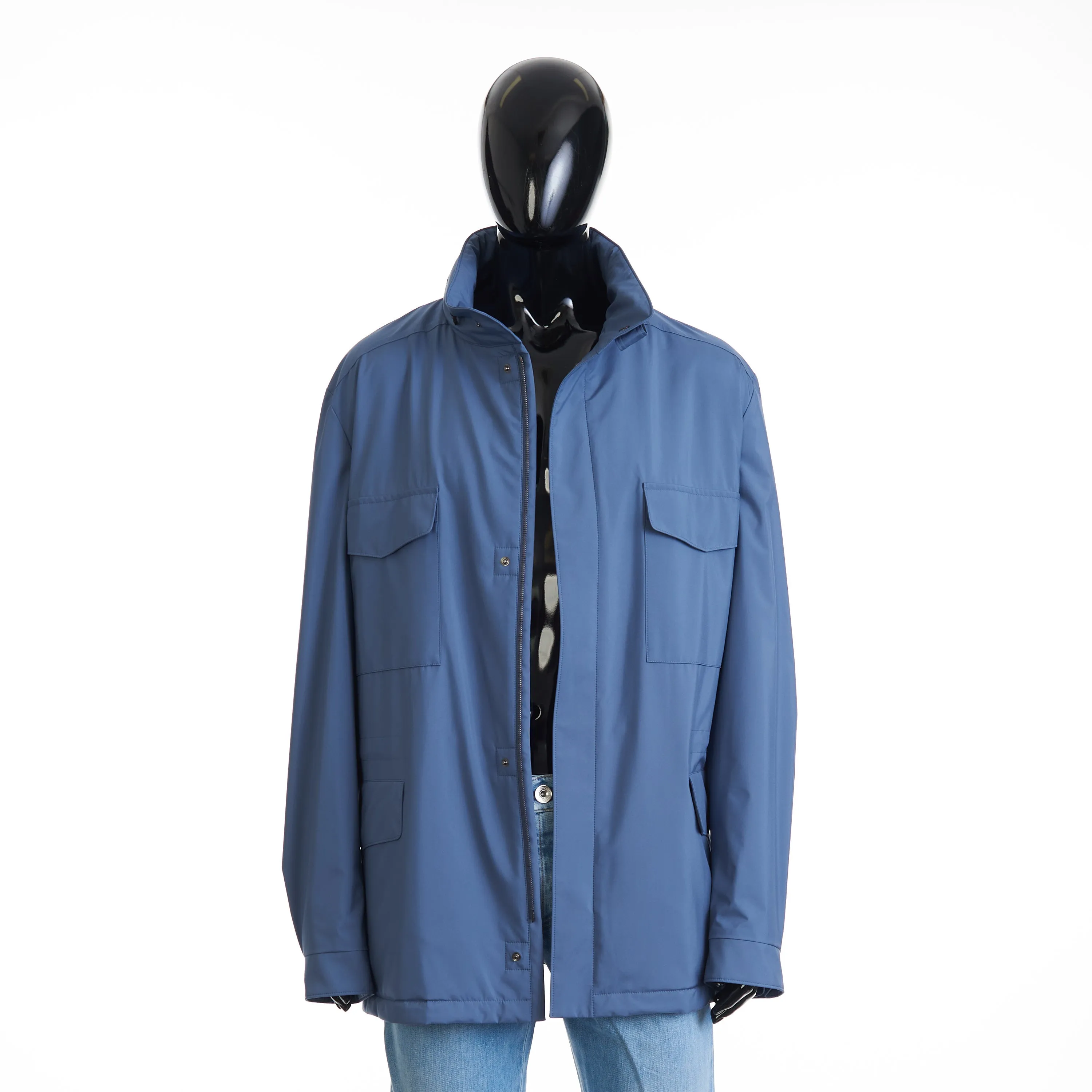 Scanda Blue Windmate Traveller Jacket -Technical Fabric - Storm System
