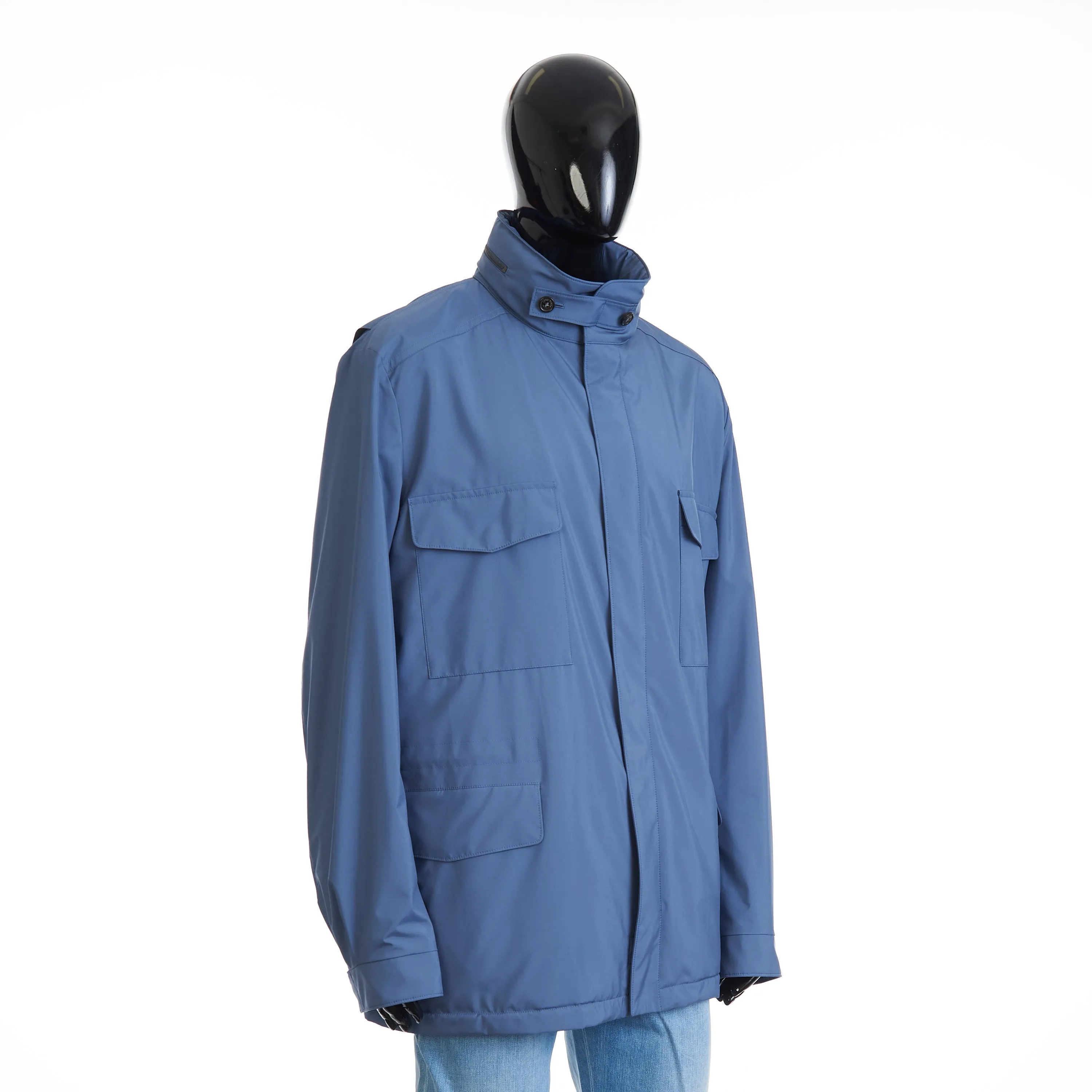 Scanda Blue Windmate Traveller Jacket -Technical Fabric - Storm System
