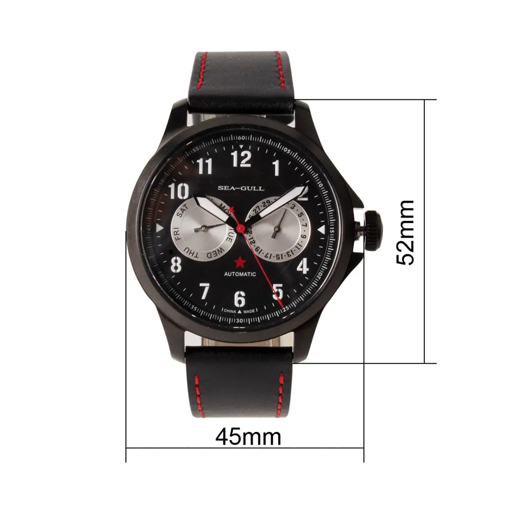 Seagull 44mm Automatic Chinese Military Watch 100M Water 819.97.5103H