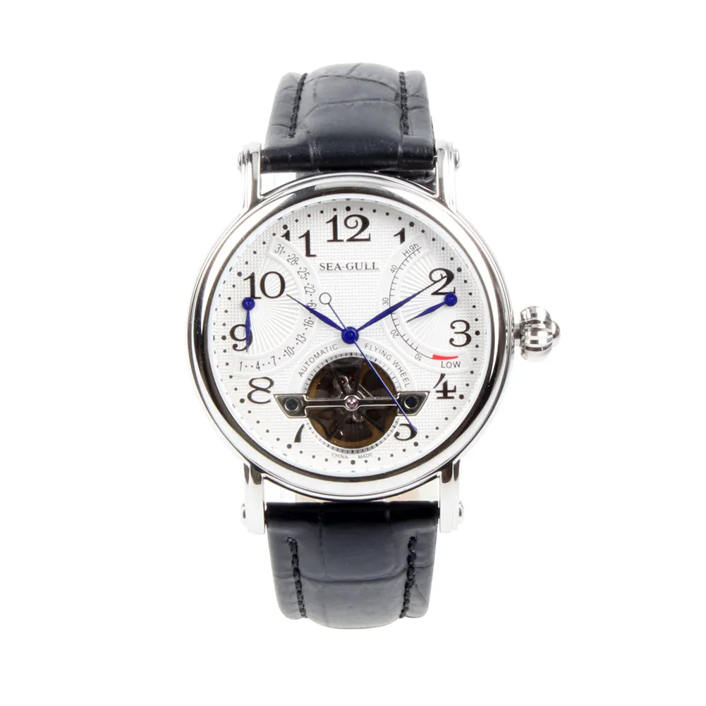 Seagull Flywheel Mechanical Watch Double Retro Day Date Automatic Men's Watch M172S