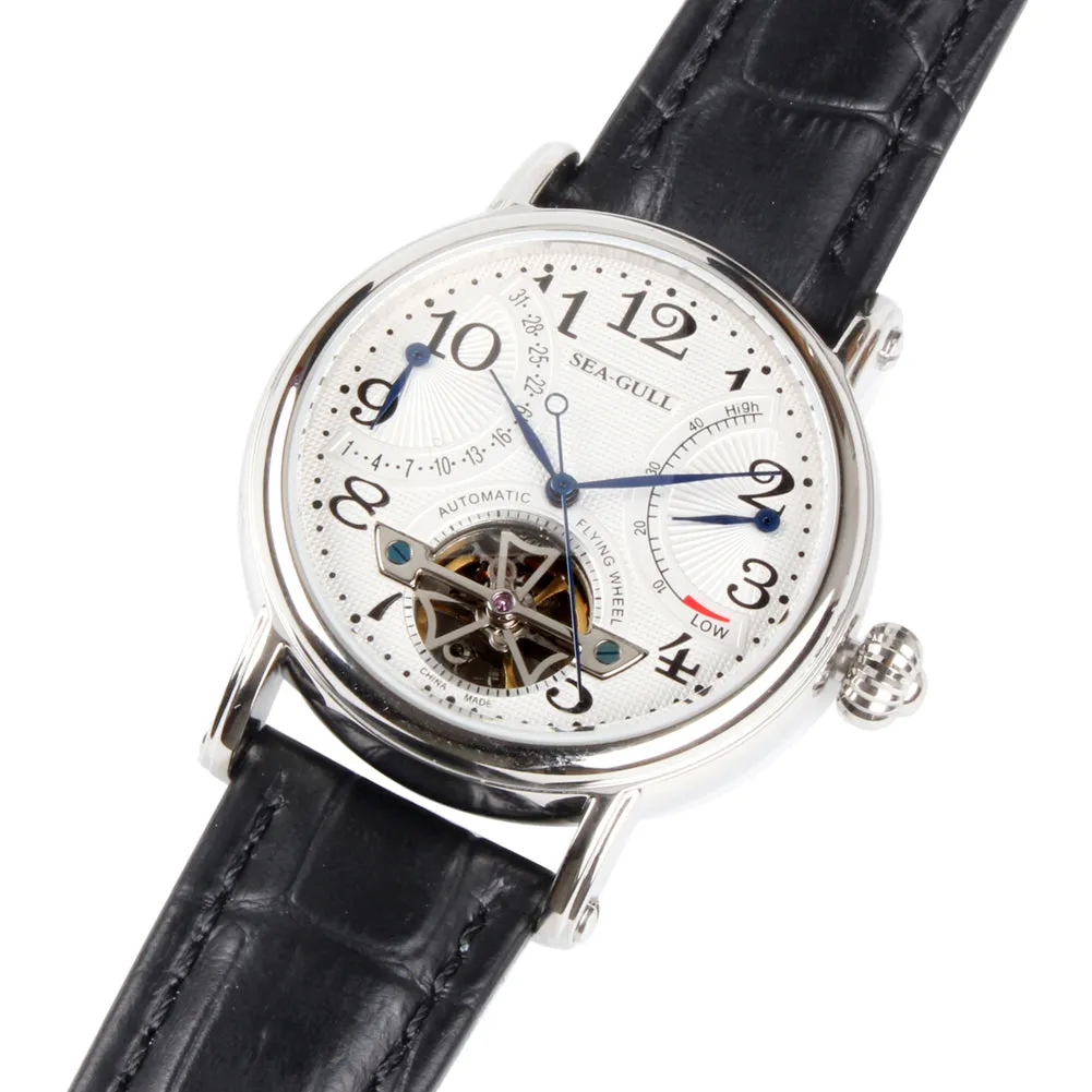 Seagull Flywheel Mechanical Watch Double Retro Day Date Automatic Men's Watch M172S