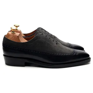 'Sebastien' Navy Blue Museum Leather Oxford UK 10 E