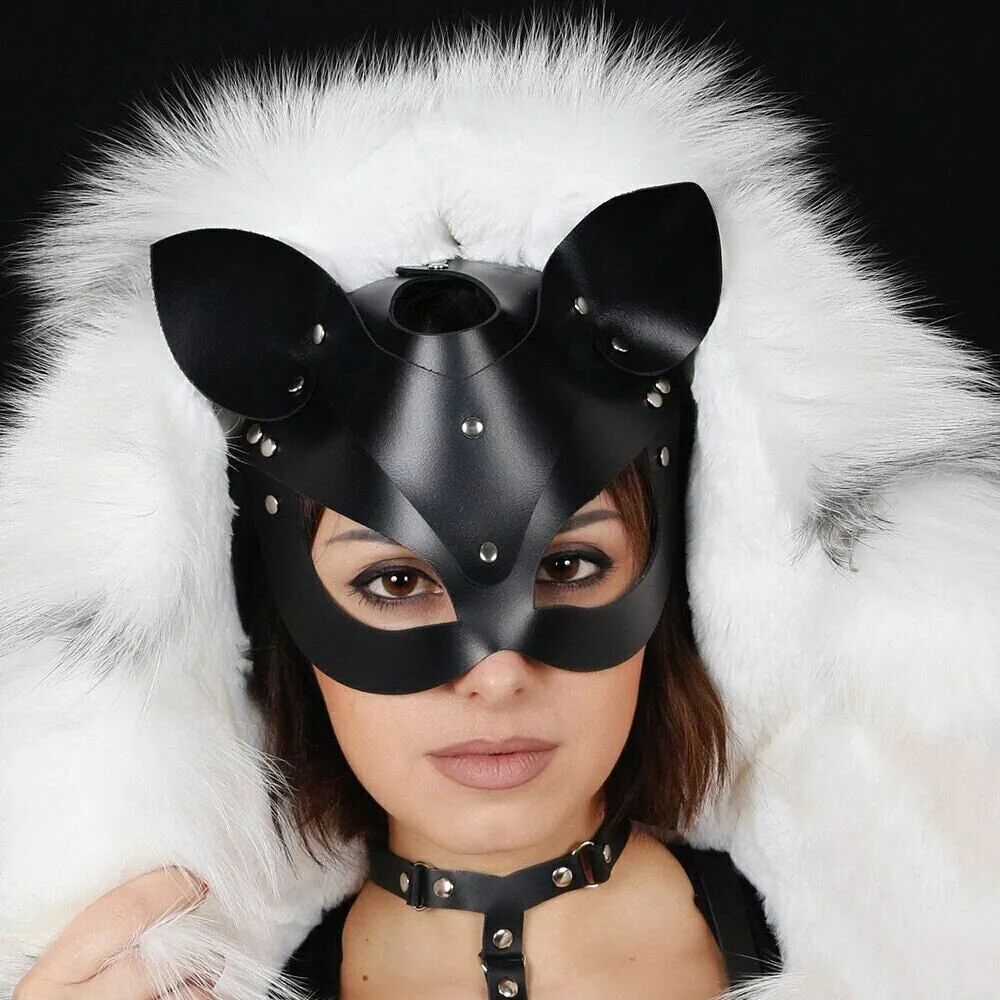 Sexy Mask | Sex Mask | Masquerade Mask | Cosplay | Cosplay Sexy | Leather Harness | Womens Mask | Catwoman Mask | Womens Mask