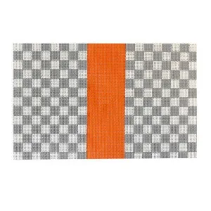 SF-06D - LOUIS SQUARES, GRAY/ORANGE