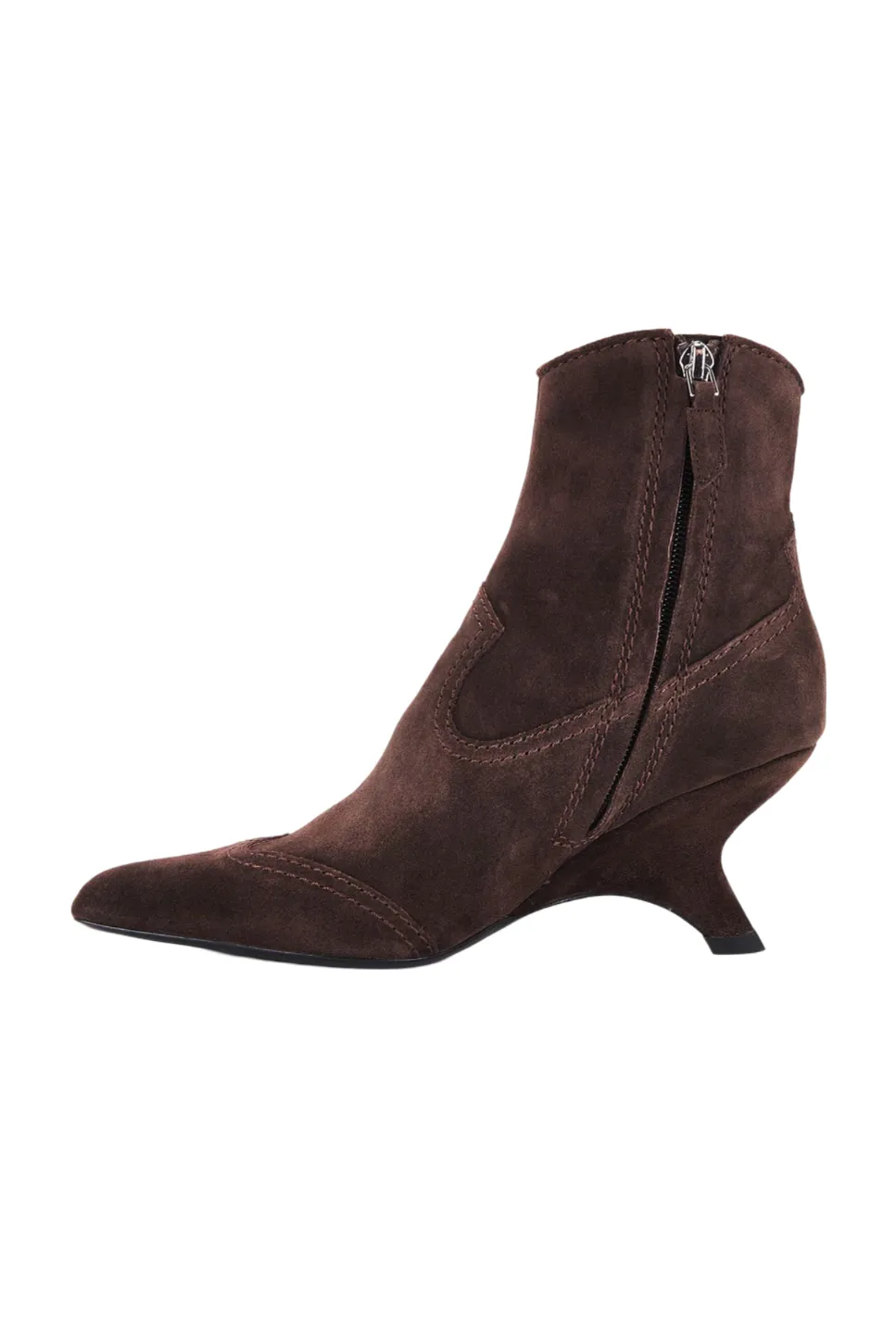 Shadow Western Suede Boot Cacao