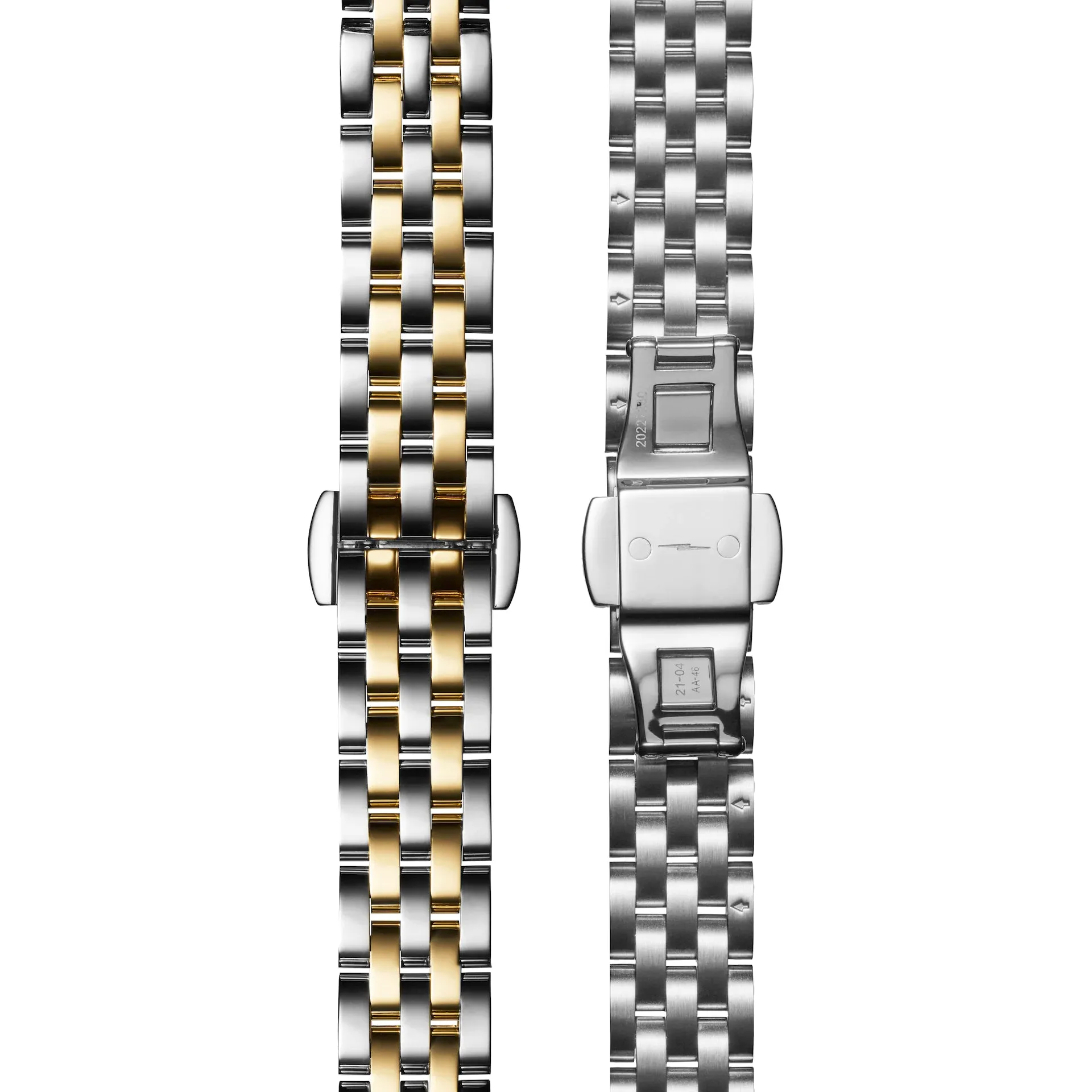 Shinola, The Derby 30mm White Dial Two Tone PVD Bracelet