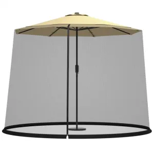 SilverCrate ™ 9 -10 Feet Umbrella Table Screen Mosquito Bug Insect Net