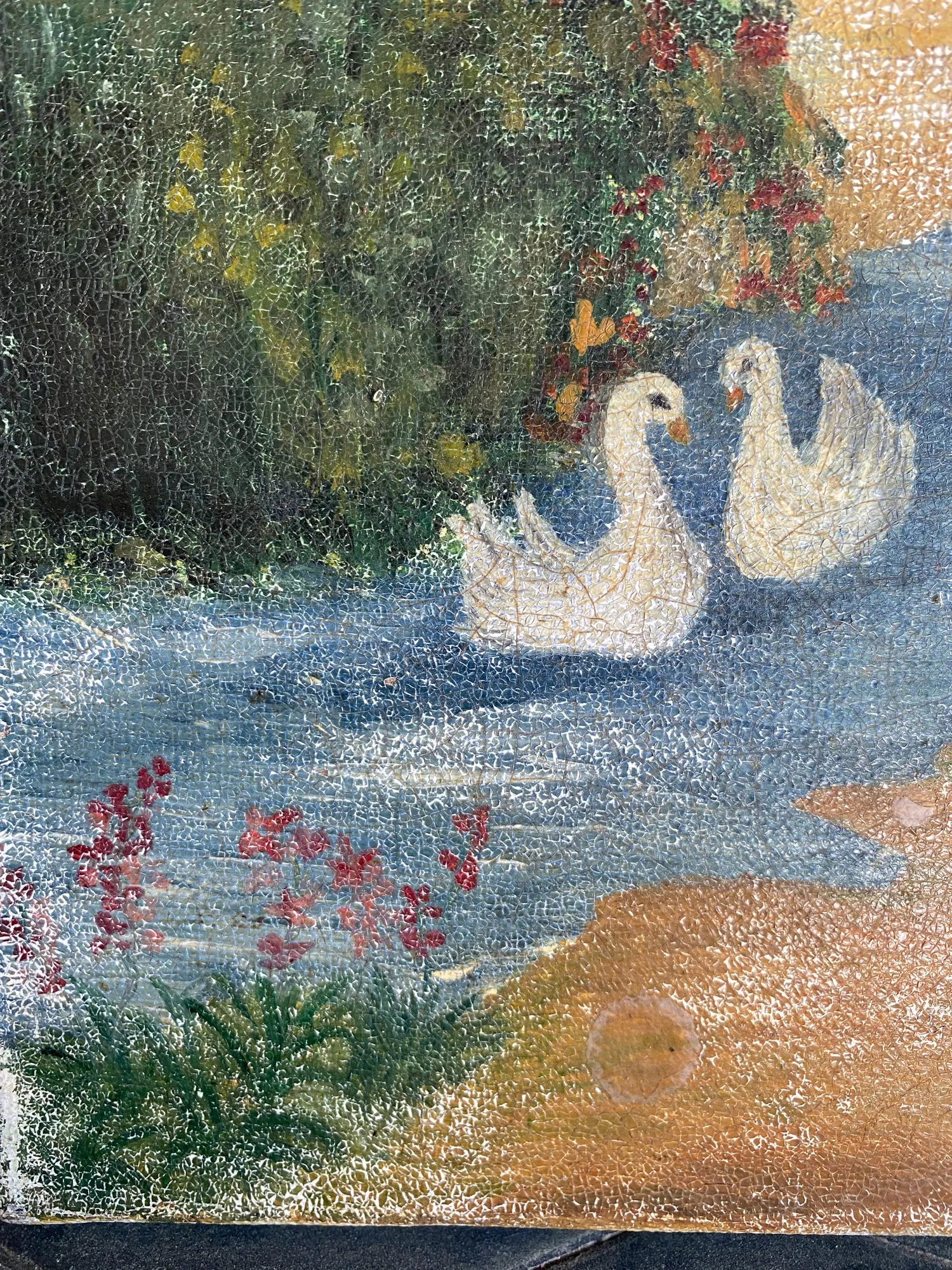 Small Vintage French Painting