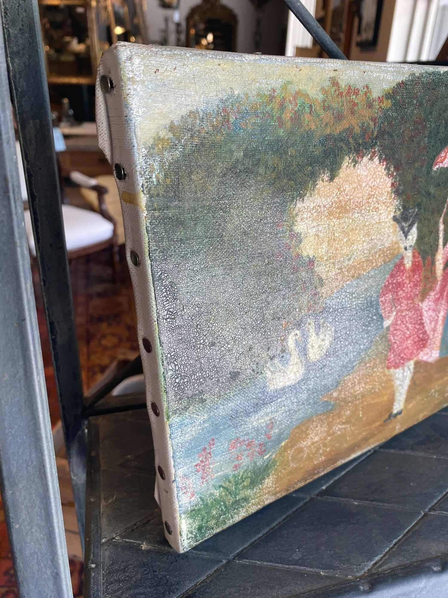 Small Vintage French Painting