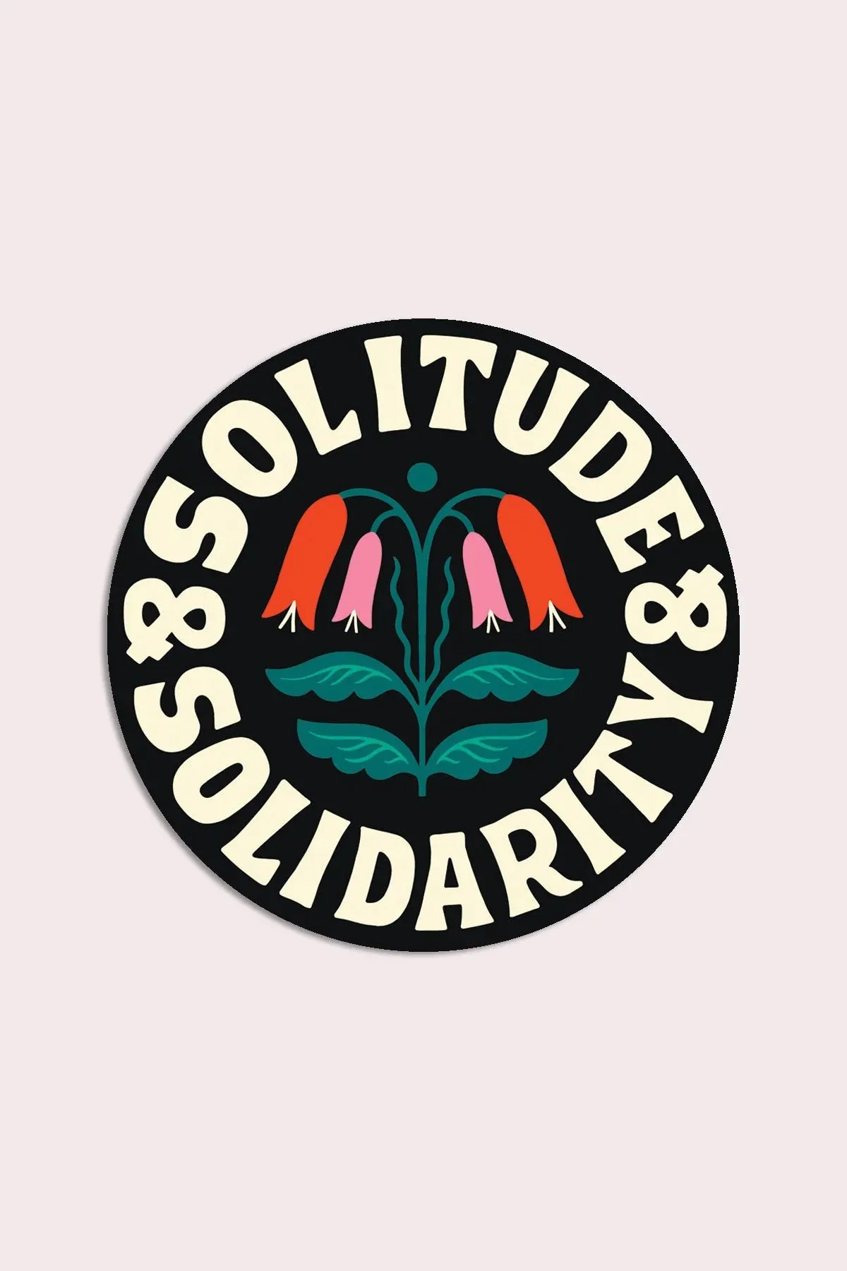 Solitude & Solidarity Vinyl Sticker