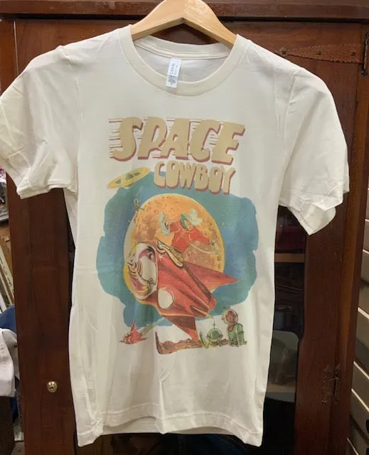 Space Cowboy Tee Shirt Vintage Theme