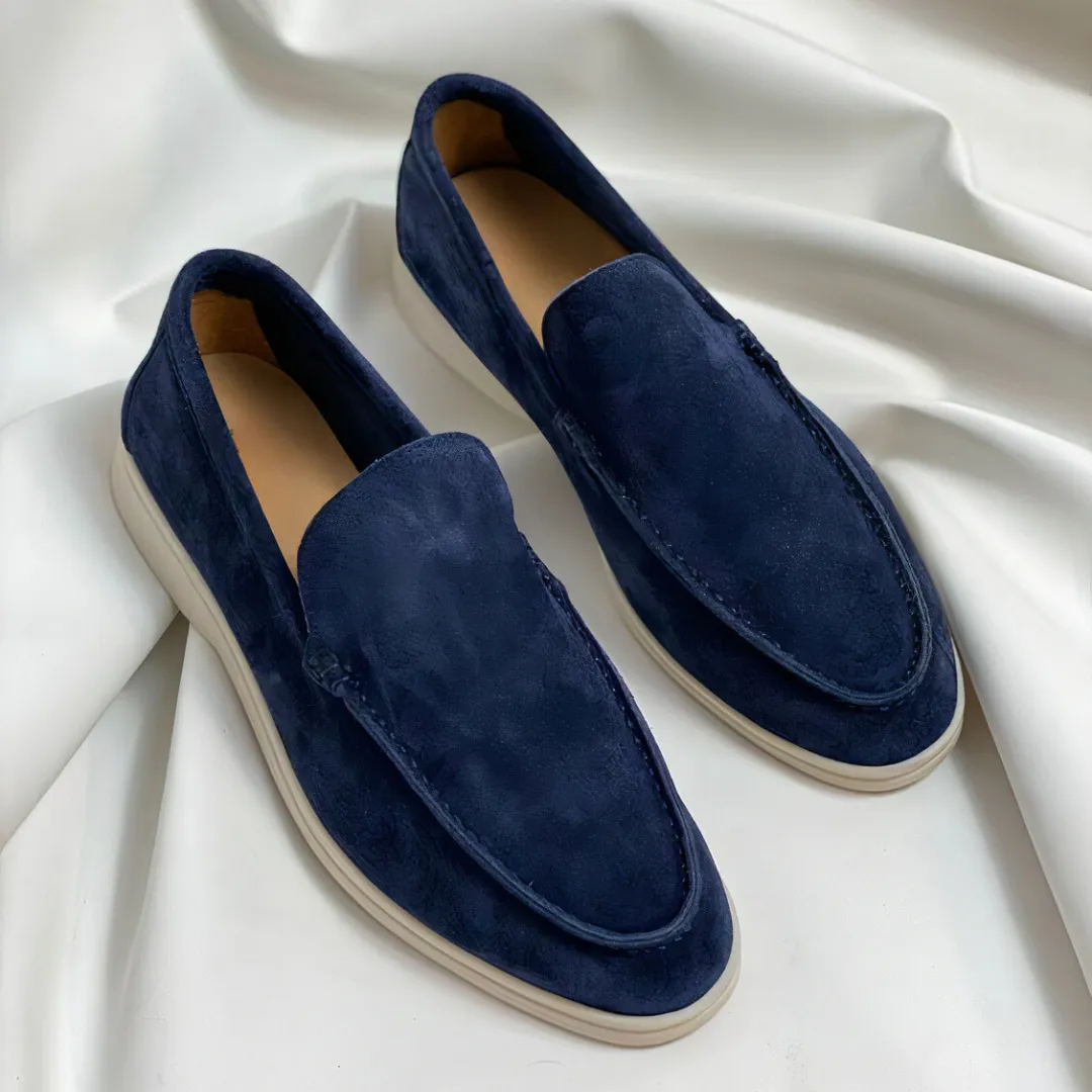 Stylebewusst - Vintage Leder Herren Slipper