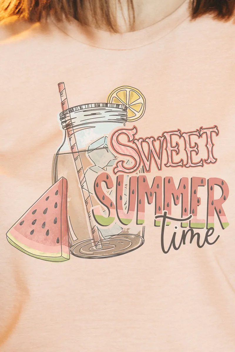 Sweet Summertime Tri-Blend Short Sleeve Tee