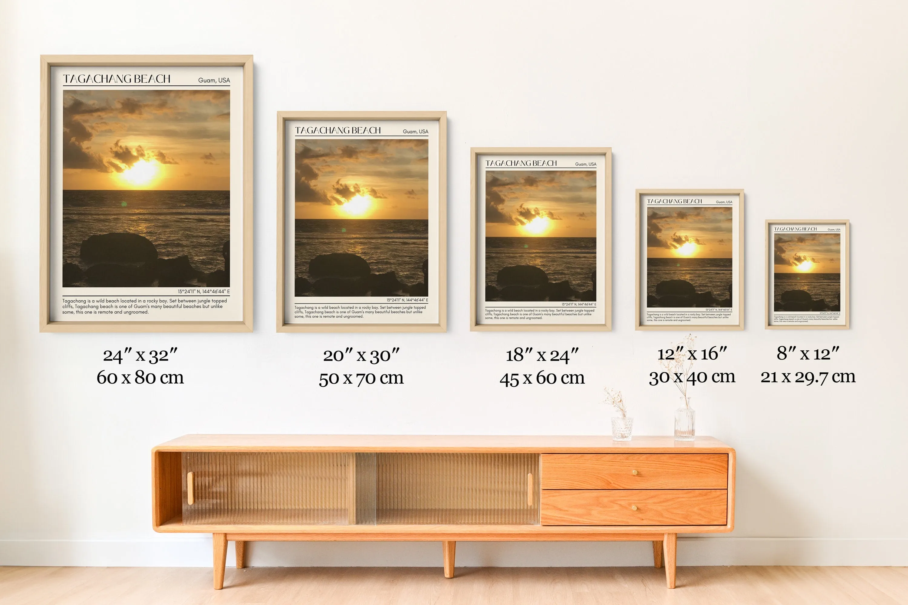 Tagachang Beach Wall Canvas, USA