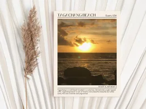 Tagachang Beach Wall Canvas, USA