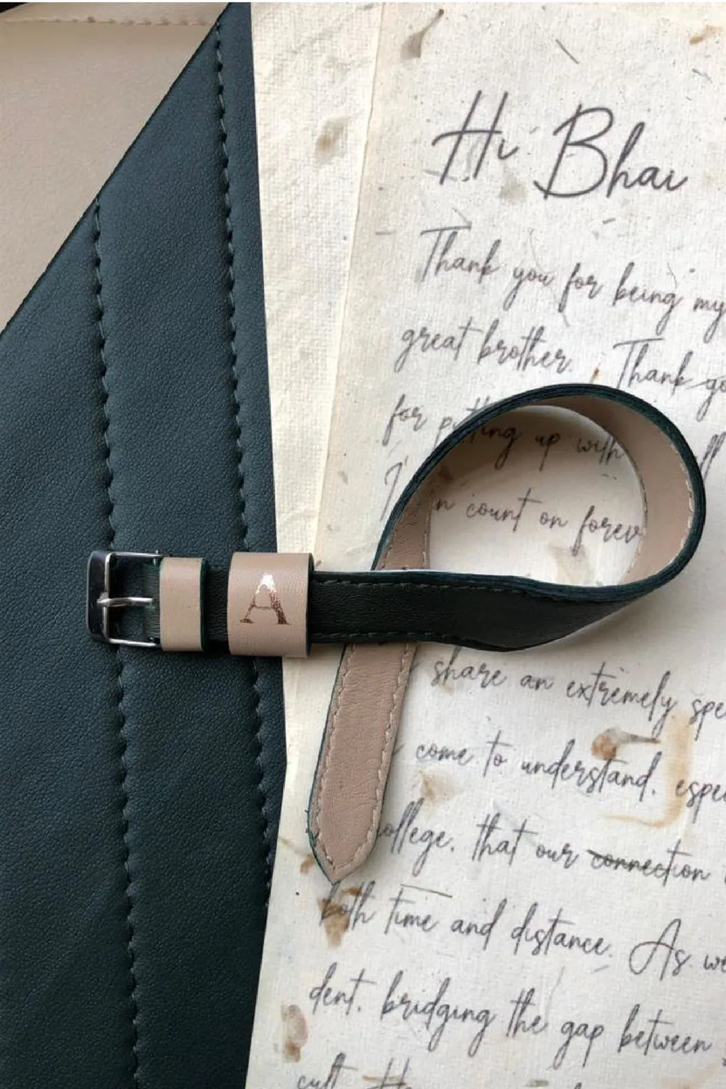 Tanned   I   Eternal Band      Dark Green  TC/EB-DG  I Leather Bag